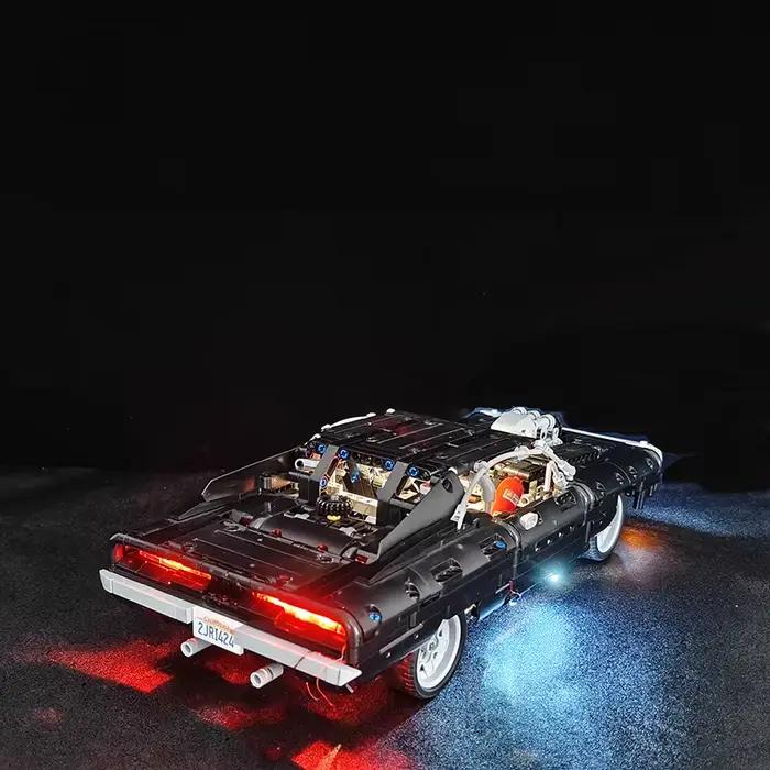 Kit d'éclairage LED bloc de construction 42111 Dodge Charger de Dom (lumière uniquement pas de modèl