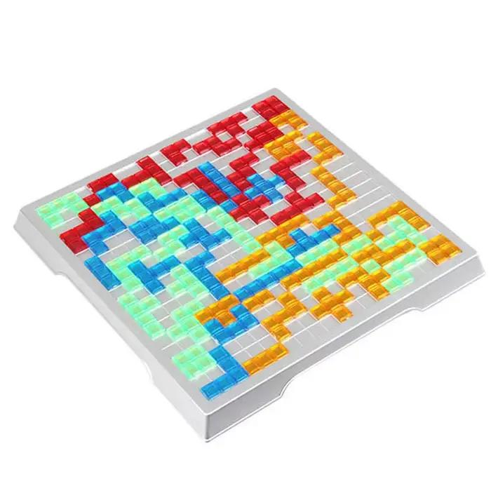 Puzzle intellectuel Blokus jeu de société Version anglaise jeux de fête pour enfants jouet
