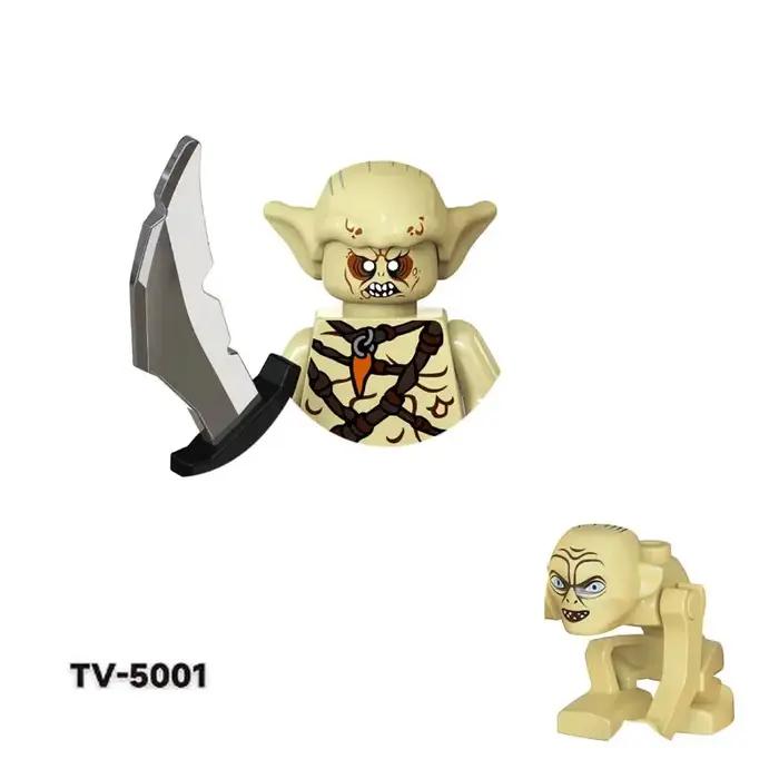 PG518 PG519 PG520 roi Anime films Figues briques poupées Mini jouet d'action Figure blocs de construction jouets poupée