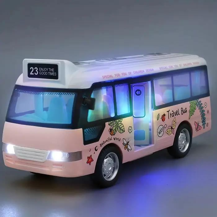 Bus de ville coule pour enfants avec lumières et sons