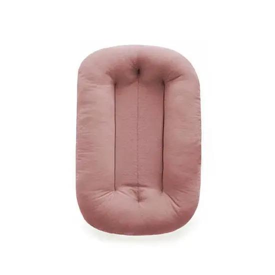 Transat bébé unisexe 0-12 mois en pur coton respirant, lit bébé portable pour la maison et les voyages bleu ciel rose vert confortable sécurité tranquillité d'esprit