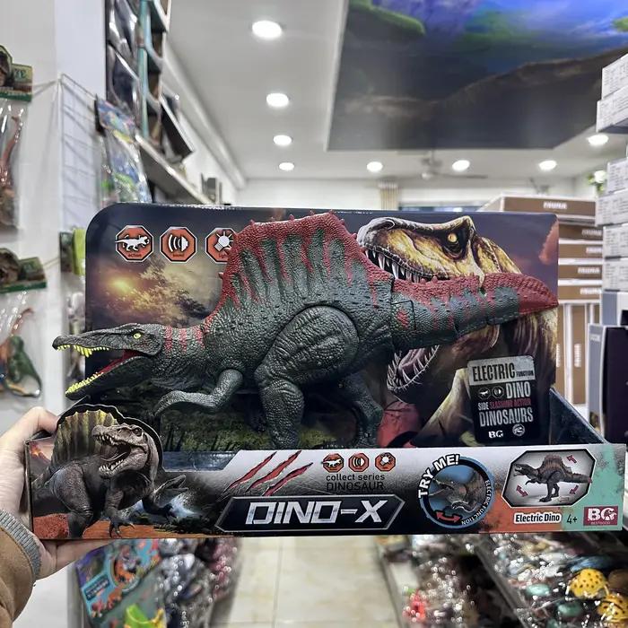 Dinosaure électrique Jurassic World Dino-X Spinosaurus avec effets sonores et lumineux