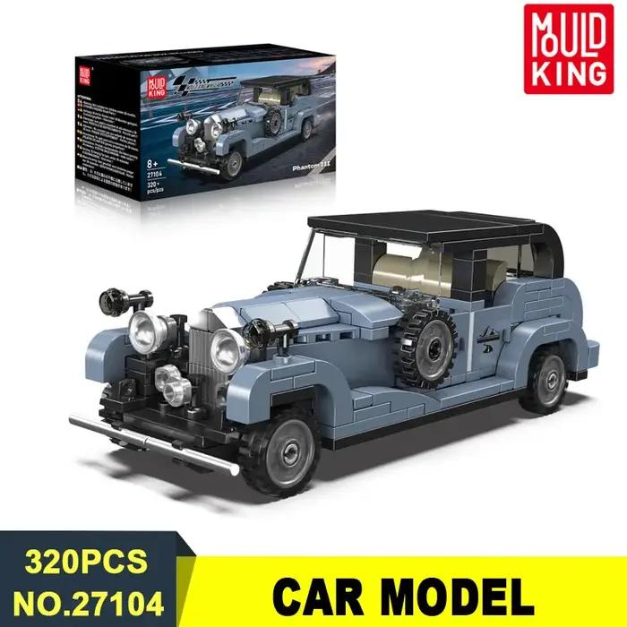 Mould King – ensemble de blocs de construction de voiture de course Vintage de luxe