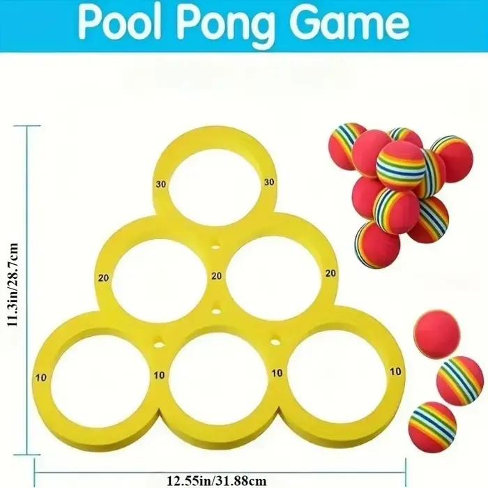 Jouet de piscine amusant pour Sports aquatiques, jouet de jeu de piscine flottant, matériau EVA Durable, boule de couleur aléatoire, parfait pour les plaisirs d'été