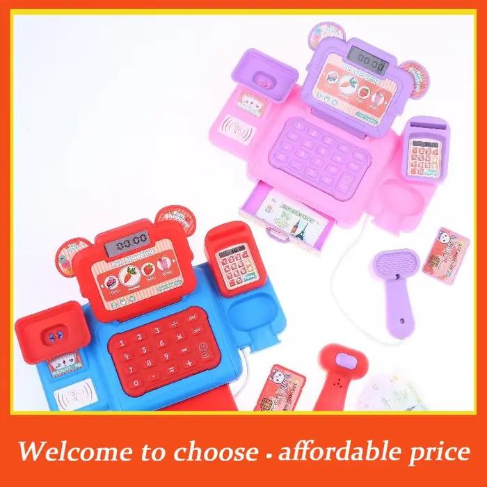 1 ensemble de jouets de simulation de caisse enregistreuse parent-enfant