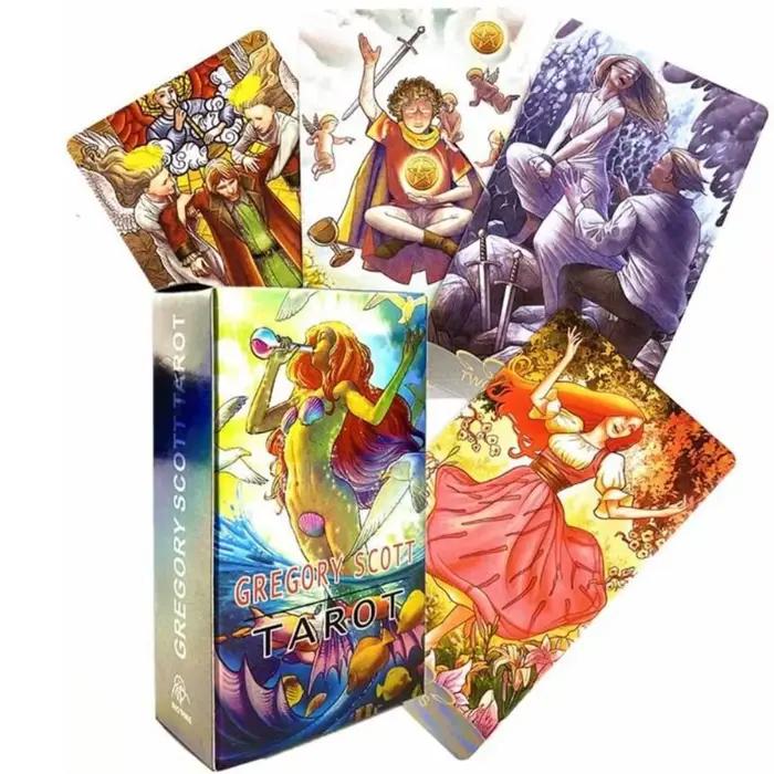 Jeu de société de tarot Gregory Scott, version anglaise, classique, pour oracle