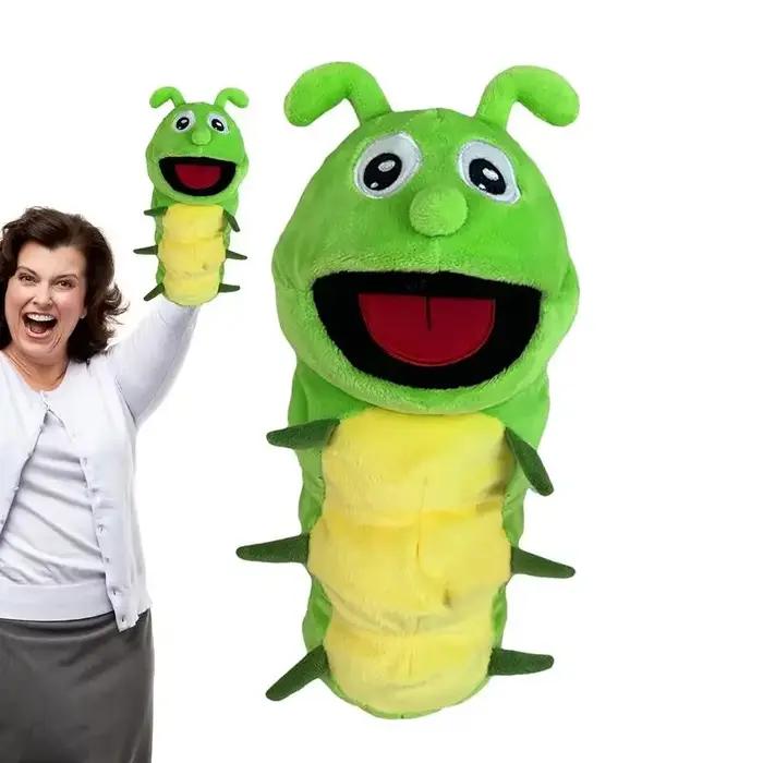 Marionnettes à main pour enfants, jouets en peluche, insectes, chenille, coccinelle, marionnettes à