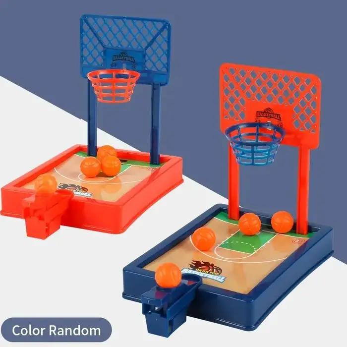 Jeu de basket-ball. Mini ensemble de jeu de bureau portable de voyage