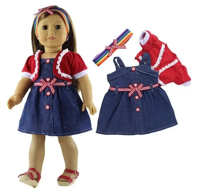 1 ensemble de beaux vêtements de poupée décontractés