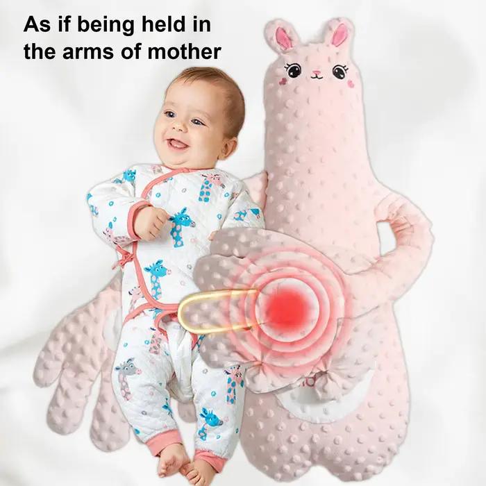 Poupée de Sommeil Apaisante pour Bébé avec Télécommande, Coussin Électrique Réglable à 3 Vitesses po