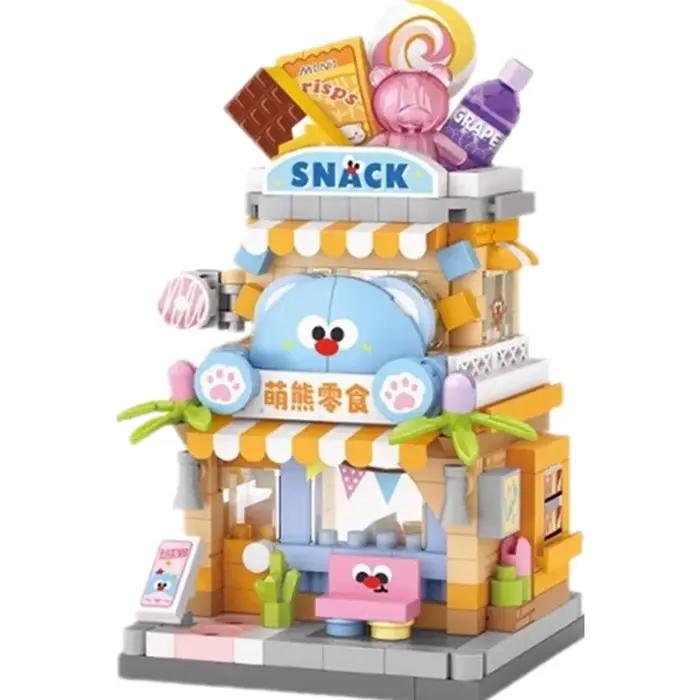 NOUVEAU Kit de Blocs de Construction pour Filles : Modèle de Jouet Maison de Nourriture