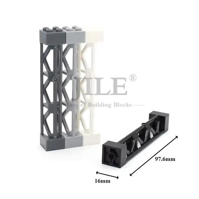 Blocs de construction Moc 58827, pôle télégraphique, Support de cadre en fer, poutre 2x2x10, briques