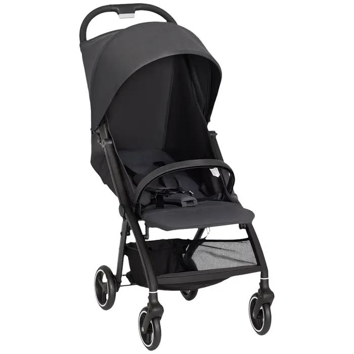 Poussette pliable pour bébé avec dossier inclinable