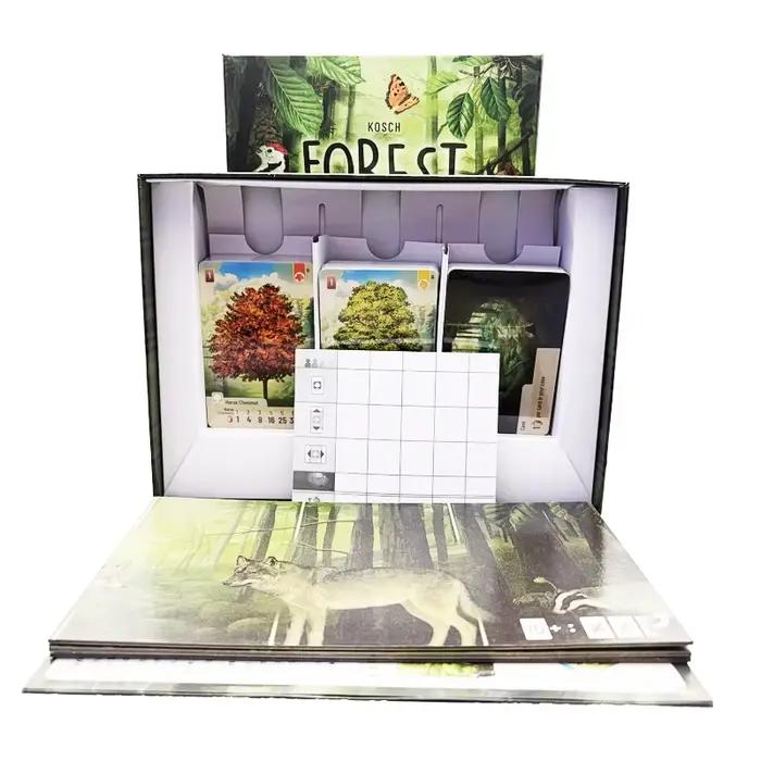 Jeu de société Forest Shuffle jeu de stratégie intelligent et amusant pour enfants et adultes jeu d'extension Exploration Alpine pour occasions spéciales parties familiales cadeaux
