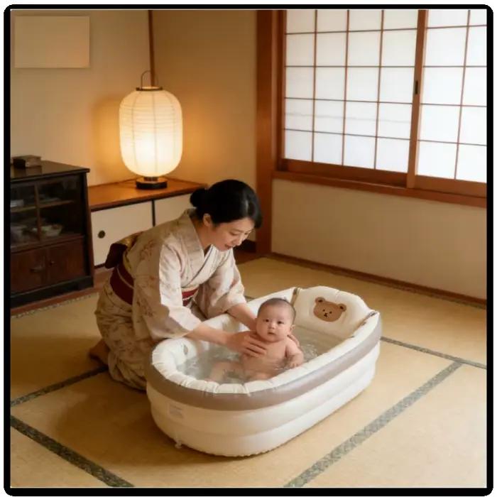 Baignoire bébé portable antidérapante