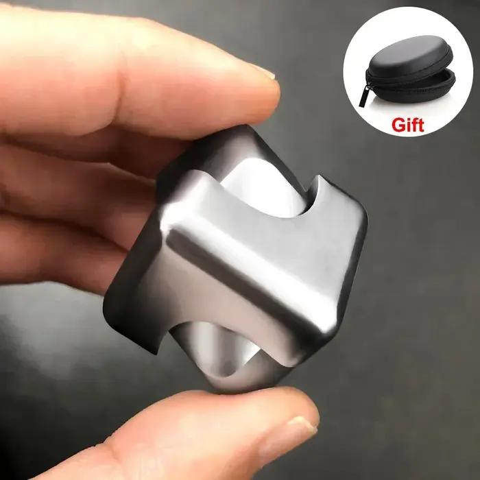 Alliage Cube Spinner doigt Gyroscope Fidget Anti-Stress jouets adulte bureau maison voyage Portable soulagement du Stres