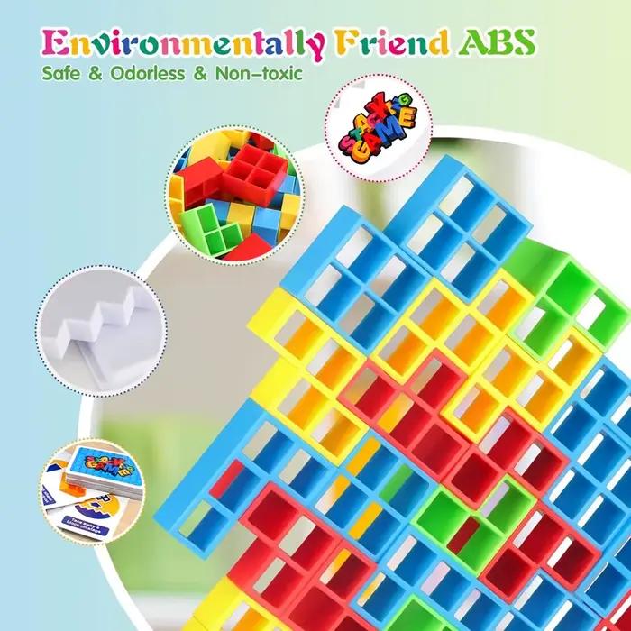Jeux de société empilables d'équilibre