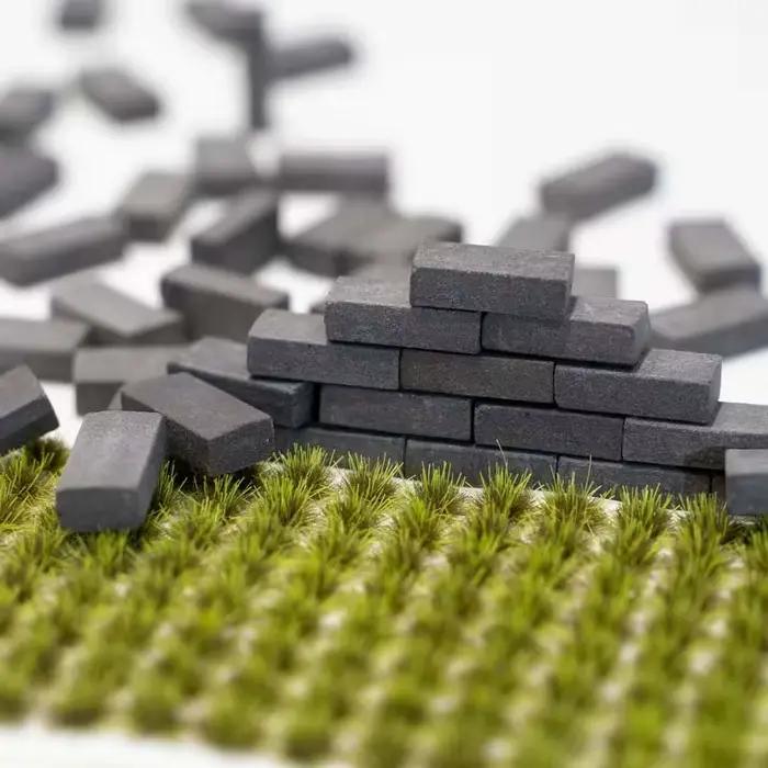 50 pièces 1:16 Mini Simulation brique bricolage maison Construction matériaux muraux à la main ciment
