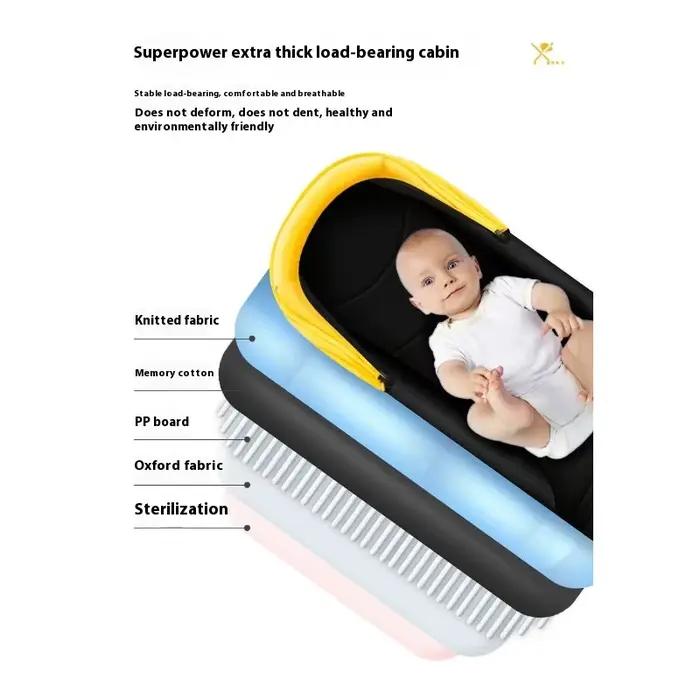 Poussette réversible légère et pliable à une main pour maternité et enfants de 0 à 12 ans occasions spéciales et déplacements quotidiens
