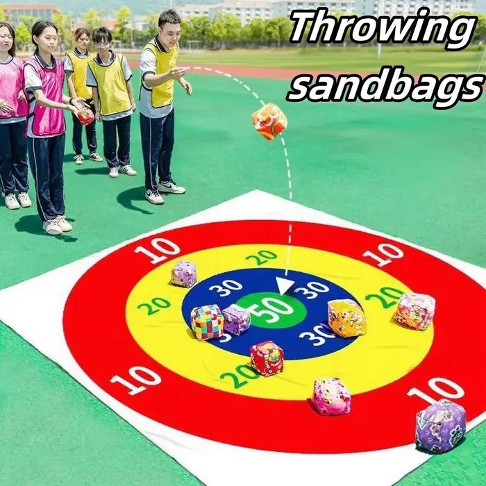 Sac de sable cibles en plein air pour jeux multijoueurs parent-enfant rassemblements activités de construction d'équipe amusantes