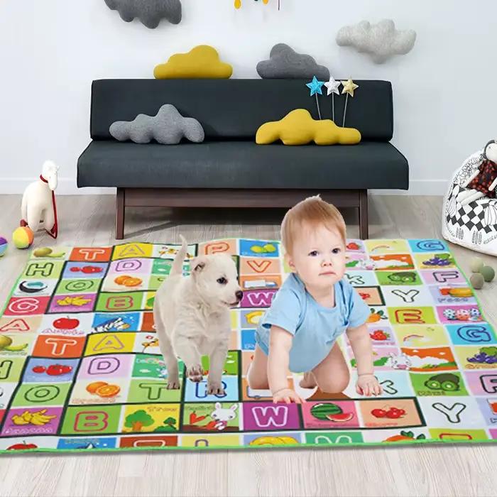Tapis de jeu en mousse double face éducatif pour enfants activités ludiques et éducatives occasions spéciales et quotidienne