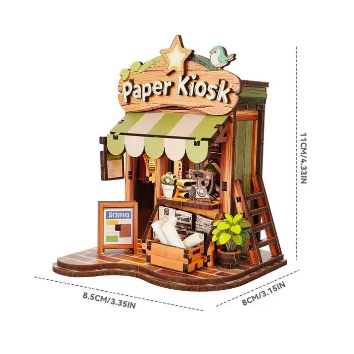 Kits de modèles miniatures en bois à faire soi-même