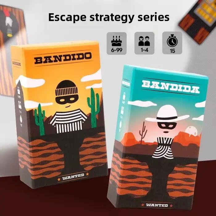 Jeu de Société Bandido Bandida Coopératif Avec Cartes Professionnelles et Sportives Pour Famille et Amis Occasions Spéciales