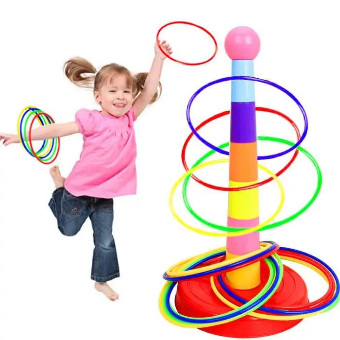 Anneau de lancer d'animaux de compagnie empilable pour enfants - Jouet interactif et amusant pour les parties de basket-ball occasions spéciales