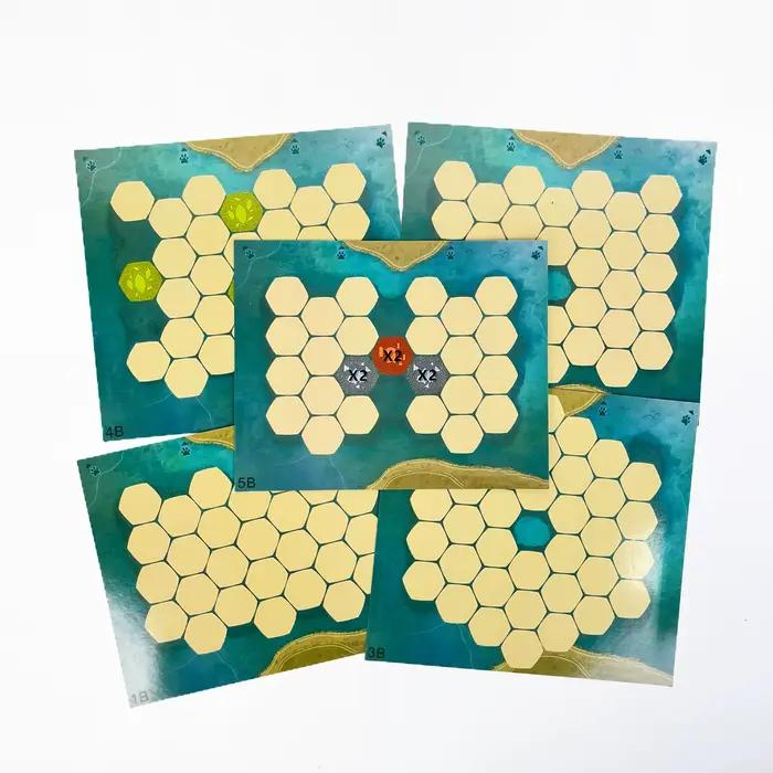 Extension de Carte DIY pour Harmonies - Ensemble de 10 Pièces en 2 Packs Augmente la Capacité des Joueurs et Améliore le Gameplay Occasions Spéciales Jeu de Société Créatif Pour Adultes