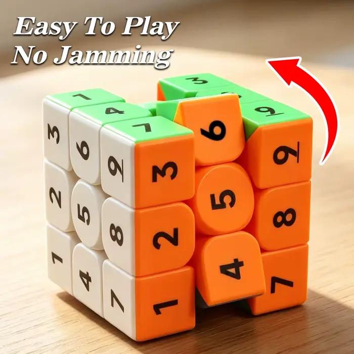 Cube de chiffres coloré Sudoku 3x3