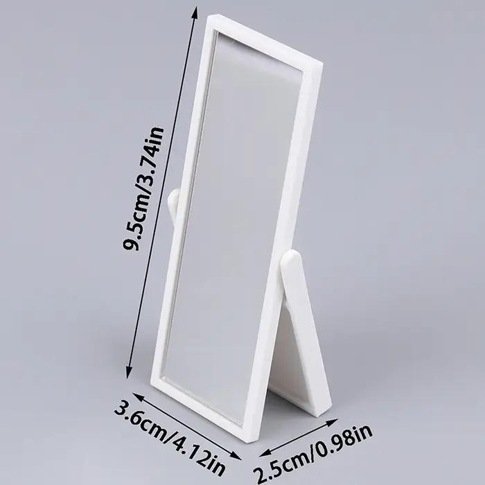 Maison de poupée miniature 1:12 avec simulation de miroir pleine longueur et accessoires de meubles pour décoration de maison pour jouer et créer des histoires fantastiques
