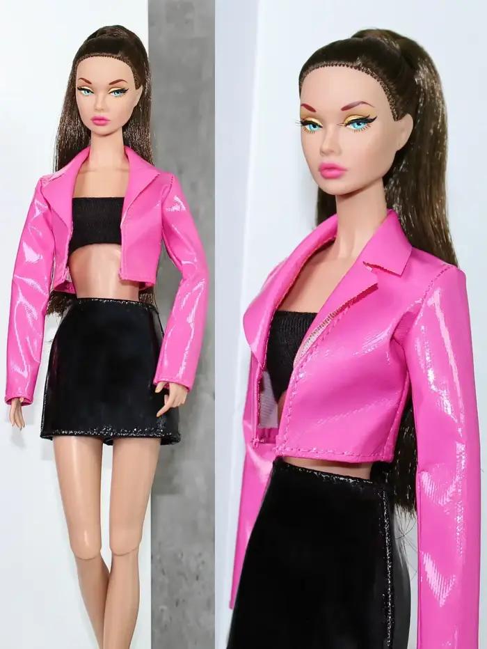 Nouveau 2024 ensemble de vêtements/robe de mode chemise manteau 1/6 poupée vêtements costume tenue p