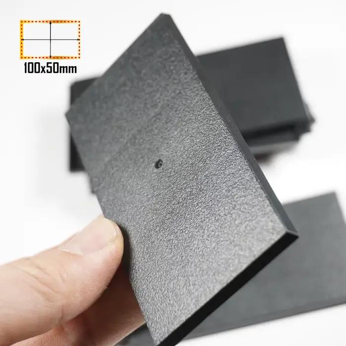 Socles rectangulaires pour jeux de société, 50x100mm