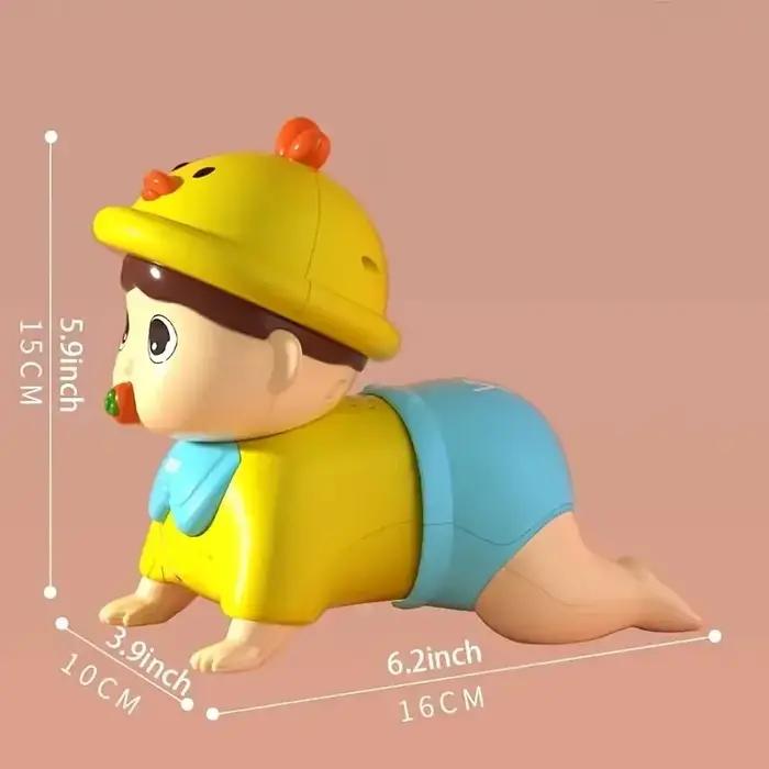 Jouet d'éveil pour bébé : Poupée électrique qui rampe