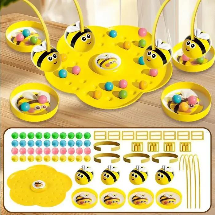 Jeu de société multifonctionnel Little Bumblebee, jouets de pêche, jouets éducatifs interactifs pour enfants, cadeau de noël, jeu familial