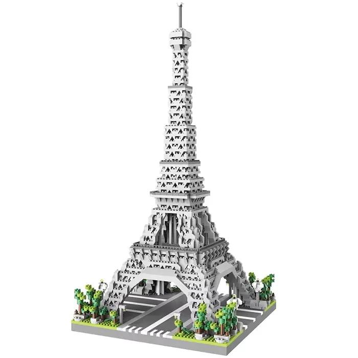 Blocs de Construction tour Eiffel de Paris, jouets, décorations de table, Puzzle haute difficulté, assemblage et Construction pour enfants