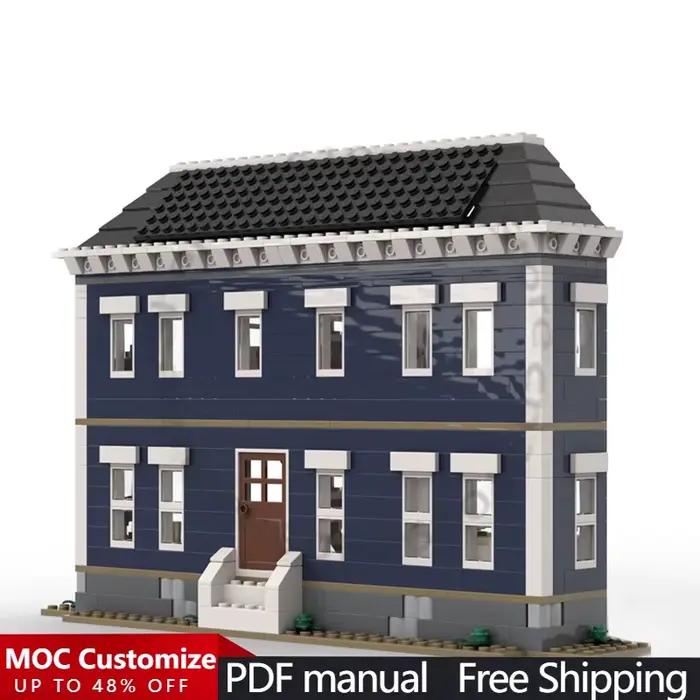 610 pièces Construction modulaire le boîtier de maison Creel-Compatible avec l'ensemble 11370 MOC personnaliser