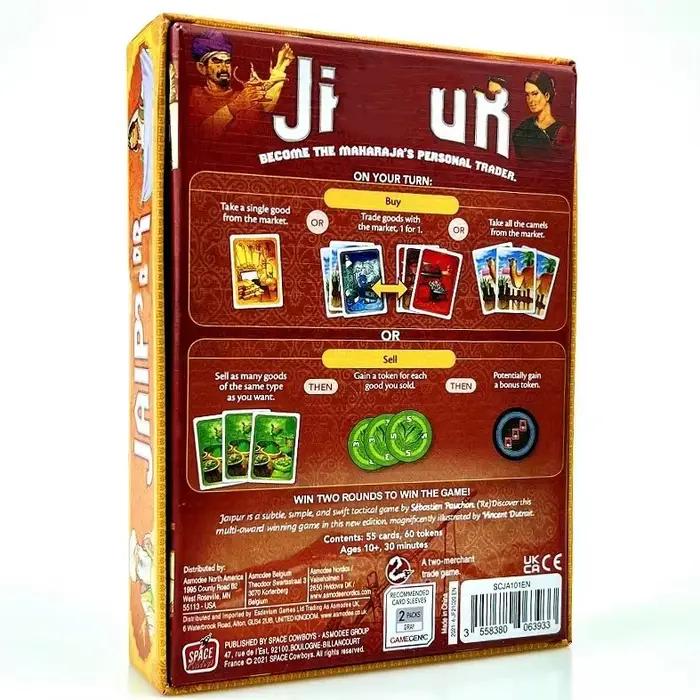 Jeu de société Jaipur 2 joueurs carte stratégie jeu de fêtes famille rapide occasionnels jeux de plateau divertissement stratégique familial parties intenses création momentos inoubliables