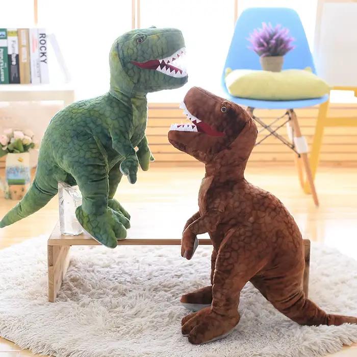 Chaud 50 cm-80 cm mignon Simulation dinosaure jouets en peluche animaux en peluche dinosaure oreille