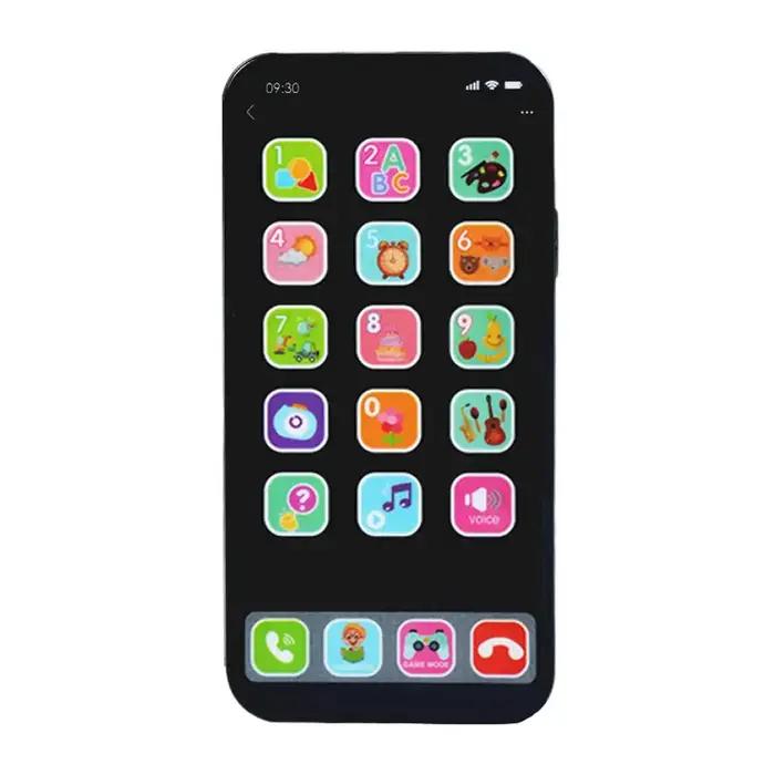 Téléphone jouet éducatif pour enfants écran tactile interactif musique son léger apprentissage numérique pour tout-petits occaions spéciales cadeau anniversaire noël