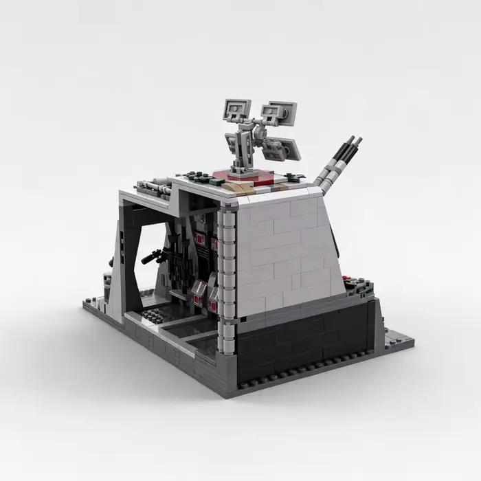 NOUVEAU Modèle de base MOC Republic Outpost 1198 pièces, Architecture de puzzle personnalisée, Jouet éducatif à assembler soi-même, Cadeaux populaires de collection