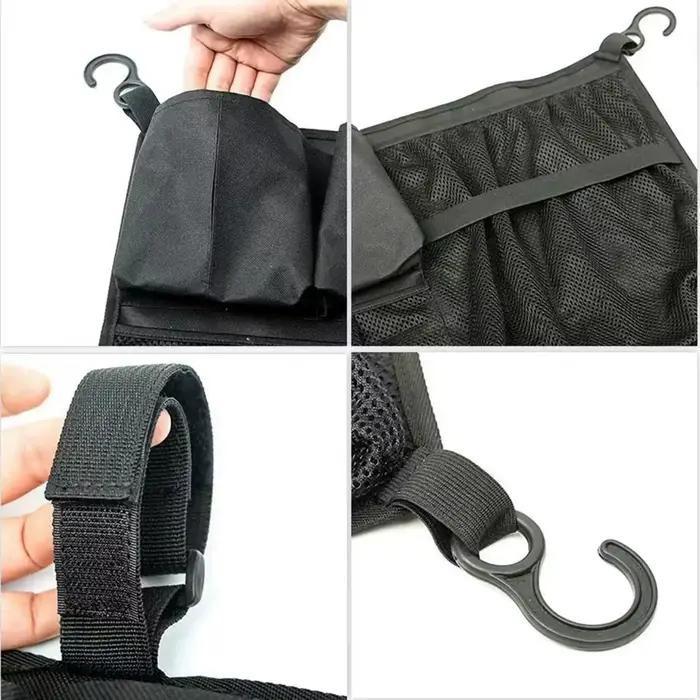 Filet de chargement pour chariot de poussette WONDERF adaptatif en lin pour enfants 3-6 ans rangement pratique et confortable pour poussettes occasions spéciales