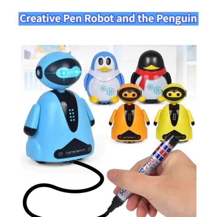 Un jouet interactif pour enfants avec un véhicule électrique créatif à capteur et un modèle de course d'animaux de compagnie