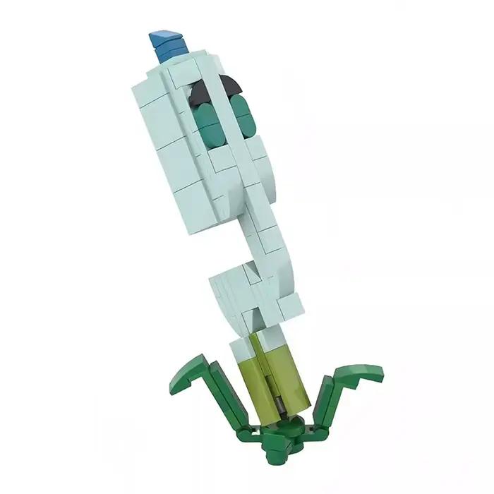 Bricklink MOC idées PVZ jeu plantes et Zombies bataille figurines ensembles paysan blocs de construc