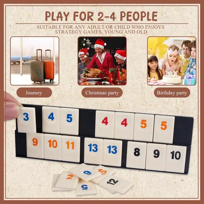 RUNICube-Ensemble de jeux de voyage avec étui portable
