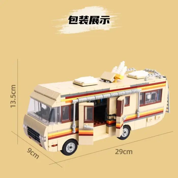 Ensemble de construction Breaking Bad 986 pièces de briques autobloquantes ABS pour fans de la série à offrir en cadeau pour adultes et adolescents occasions spéciales