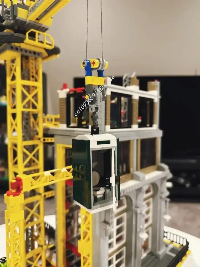 3374 pièces Modèle de chantier modulaire Street View MOC Blocs de construction DIY 910008 Briques éducatives à assembler Créatif Jouets Cadeau