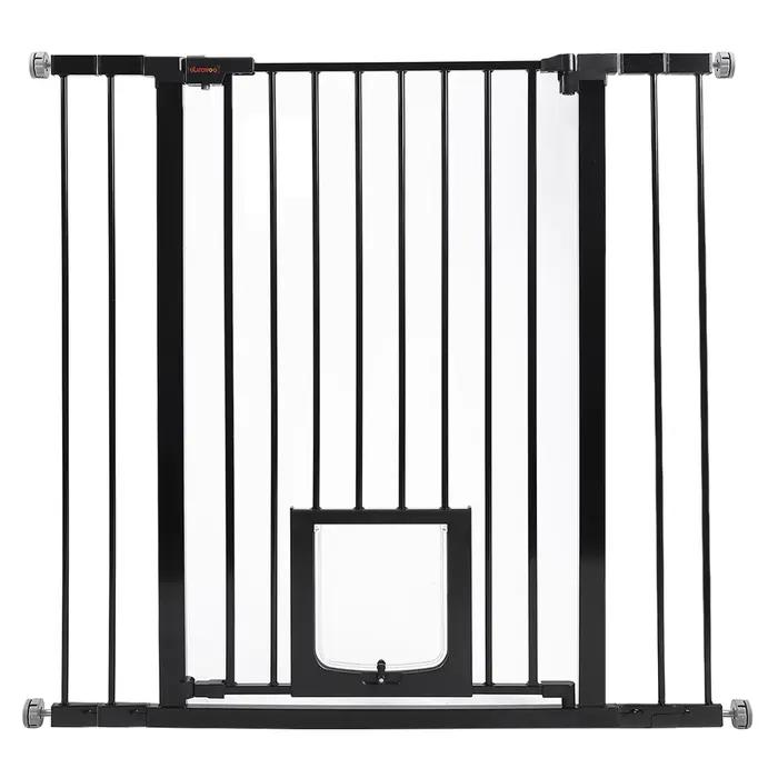 Porte bébé pour portes et escaliers, montage sous pression, sans perçage, porte de sécurité en métal