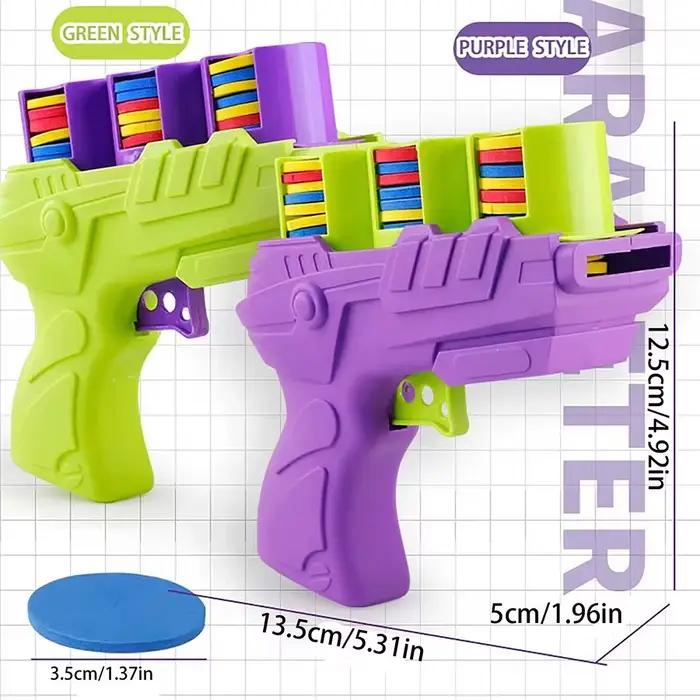 Enfants soucoupe volante pistolets carotte disque volant lanceur jouet pistolet radis