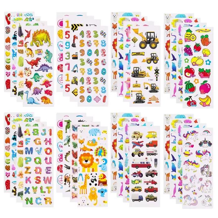 Autocollants gonflés pour enfants